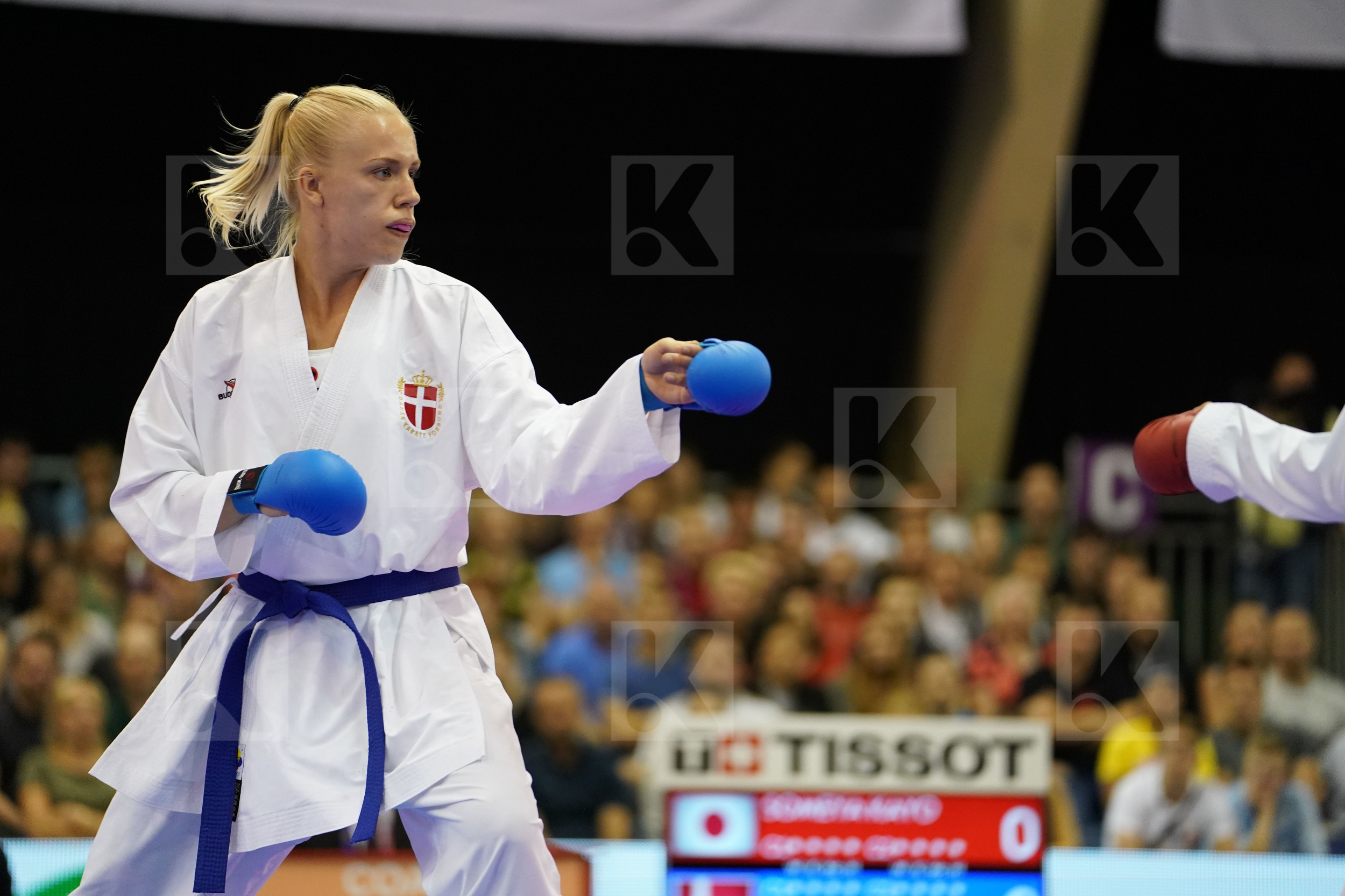 bronze match Denmark Female Kumite -68kg Japan Pedersen Katrine Someya Kayo